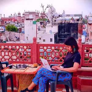 Gasthof India Walking Distance From Taj Mahal-- Rooftop Taj Mahal View, Agra (Uttar Pradesh)